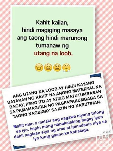 20 PATAMA QOUTES SA MGA TAONG WALANG UTANG NA .